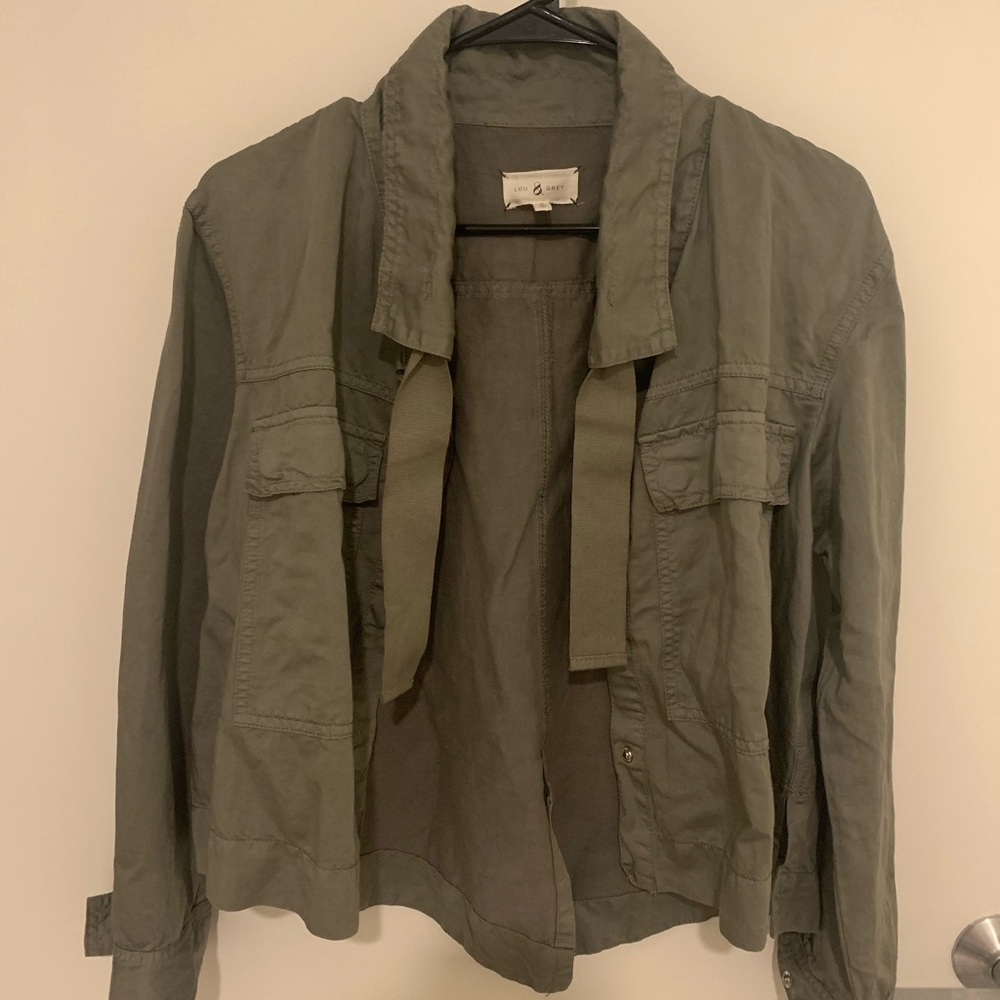 Lou & Grey military green spring jacket - size S